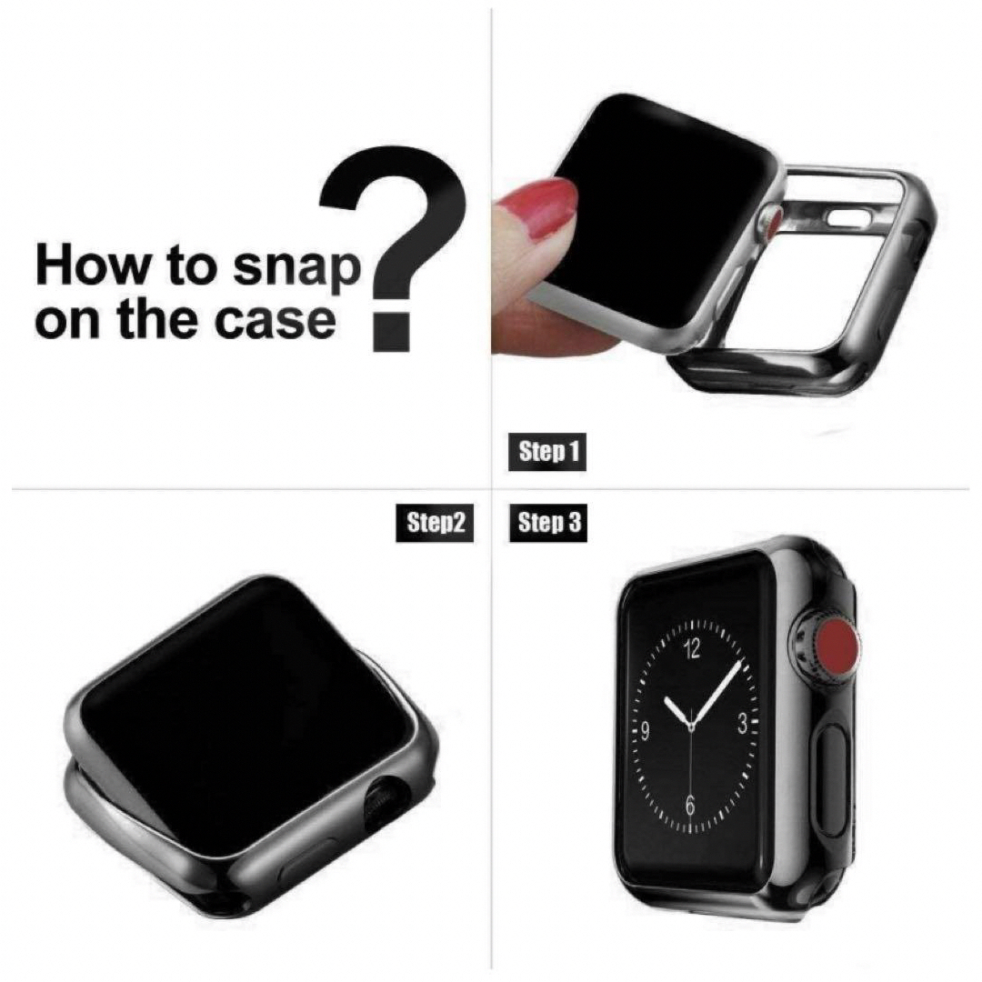 ✦.° Apple Watch ケース 42mm スマホ/家電/カメラのスマホアクセサリー(その他)の商品写真