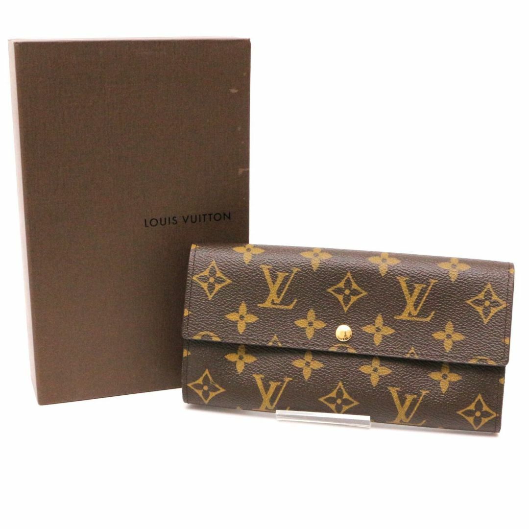LOUIS VUITTON(ルイヴィトン)のルイヴィトン M61734 モノグラム ポルトフォイユ サラ 長財布 ブラウン レディースのファッション小物(財布)の商品写真