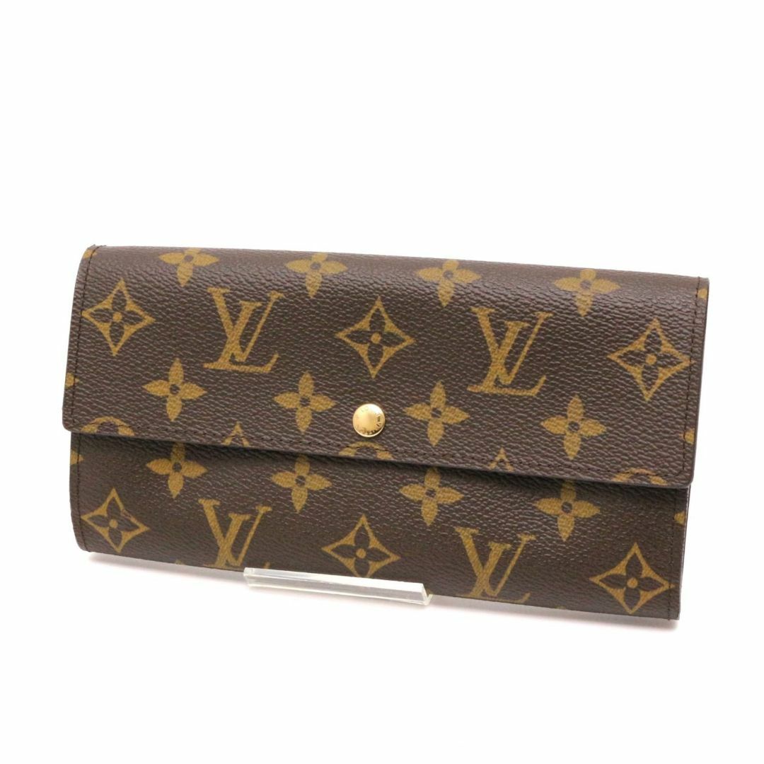 LOUIS VUITTON(ルイヴィトン)のルイヴィトン M61734 モノグラム ポルトフォイユ サラ 長財布 ブラウン レディースのファッション小物(財布)の商品写真