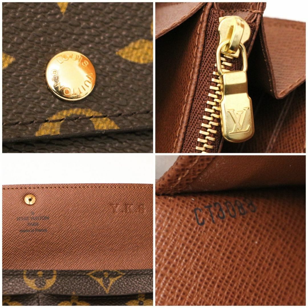 LOUIS VUITTON(ルイヴィトン)のルイヴィトン M61734 モノグラム ポルトフォイユ サラ 長財布 ブラウン レディースのファッション小物(財布)の商品写真