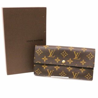 ルイヴィトン(LOUIS VUITTON)のルイヴィトン M61734 モノグラム ポルトフォイユ サラ 長財布 ブラウン(財布)