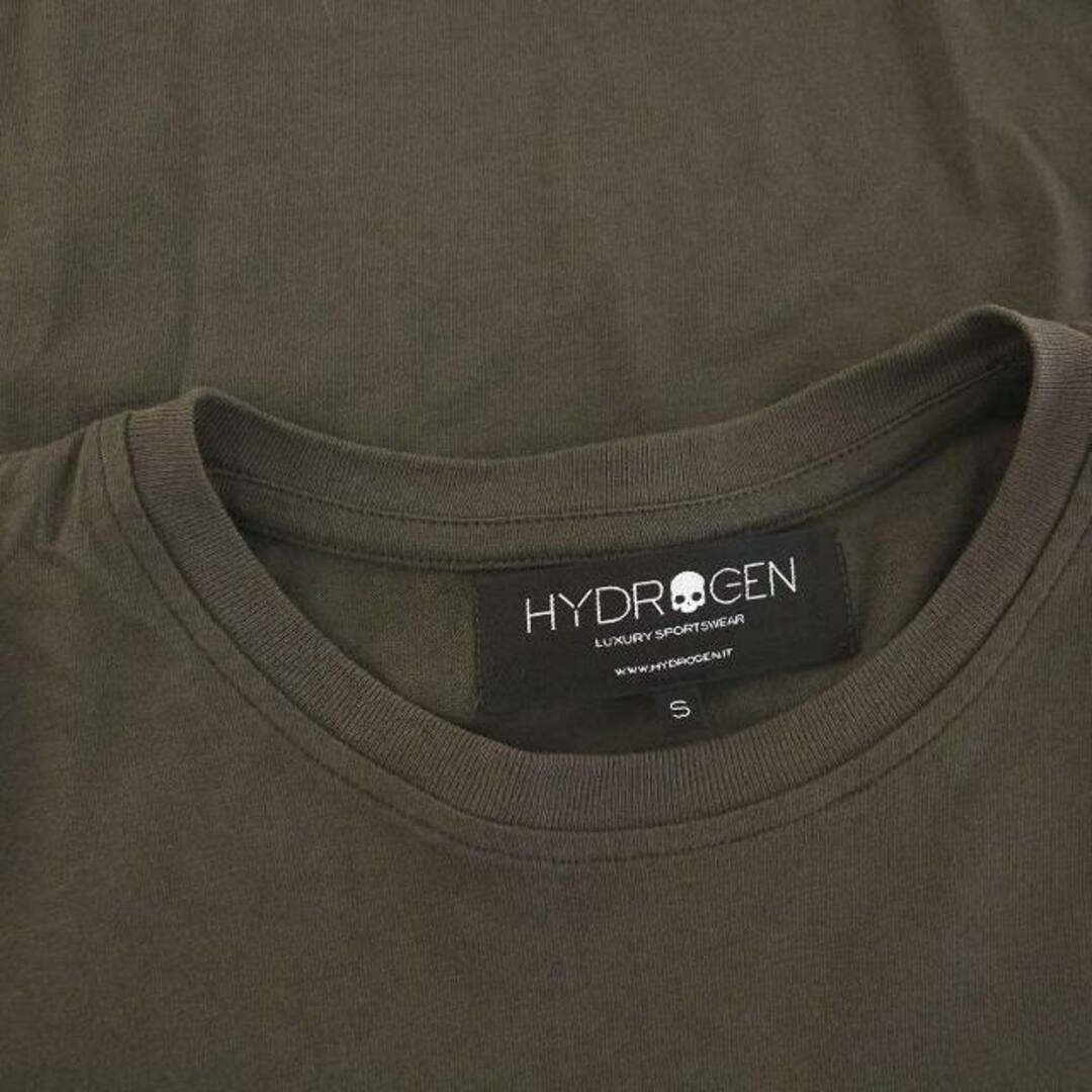 HYDROGEN(ハイドロゲン)のHYDROGEN ロングスリーブTシャツ カットソー ロンT 長袖 S カーキ メンズのトップス(Tシャツ/カットソー(七分/長袖))の商品写真