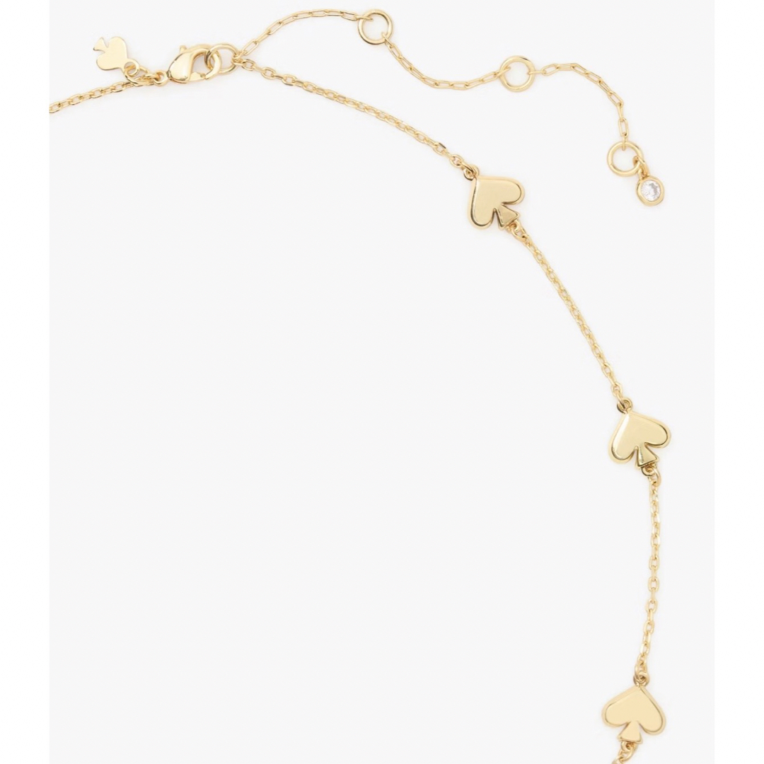 kate spade new york(ケイトスペードニューヨーク)のストップ ザ スペード メタル スキャッター ネックレスKH268 GLD レディースのアクセサリー(ネックレス)の商品写真