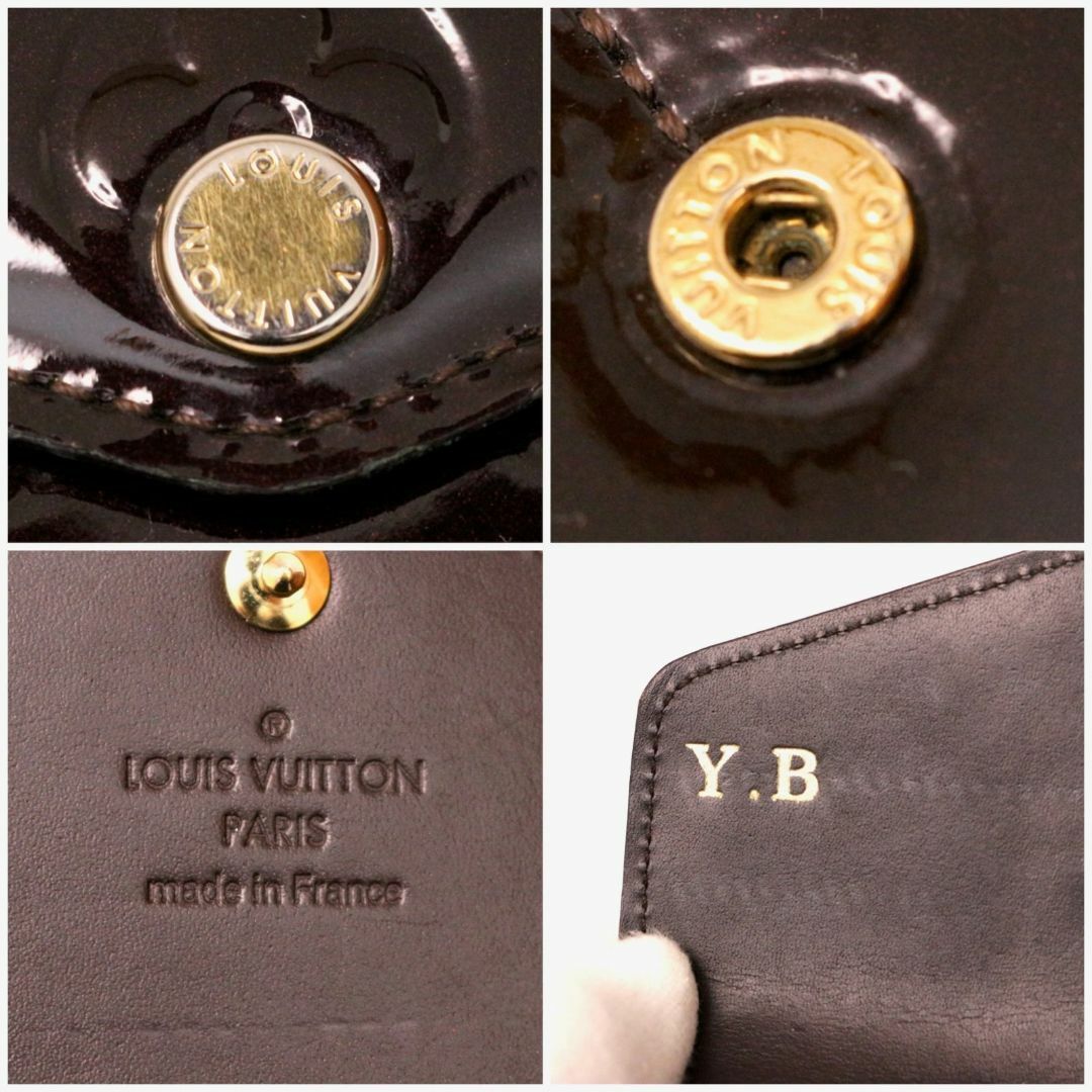 LOUIS VUITTON(ルイヴィトン)のルイヴィトン M90152 ヴェルニ ポルトフォイユ サラ アマラント 長財布 レディースのファッション小物(財布)の商品写真