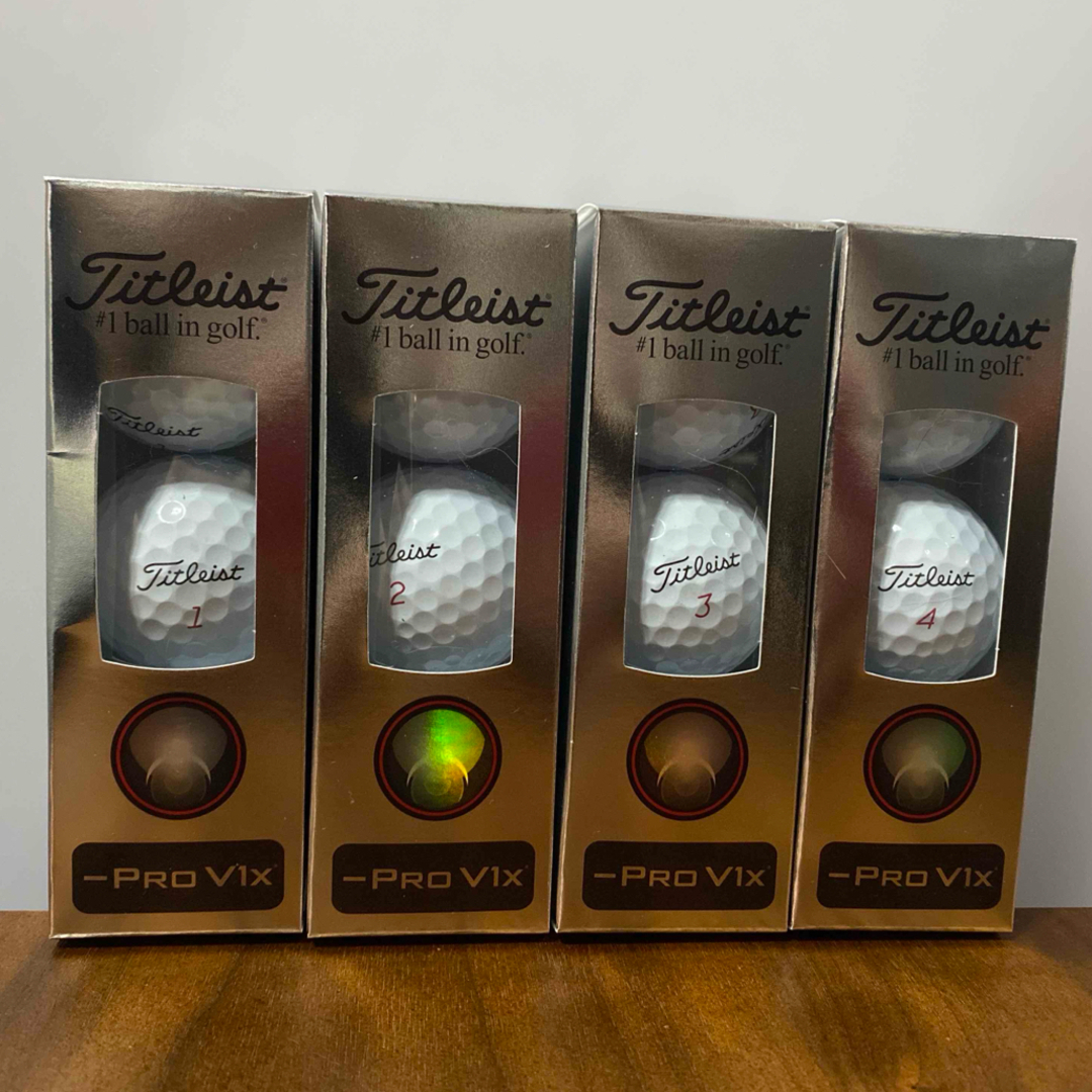 Titleist(タイトリスト)のタイトリスト PROV1x【レフトダッシュ】※箱無し スポーツ/アウトドアのゴルフ(その他)の商品写真