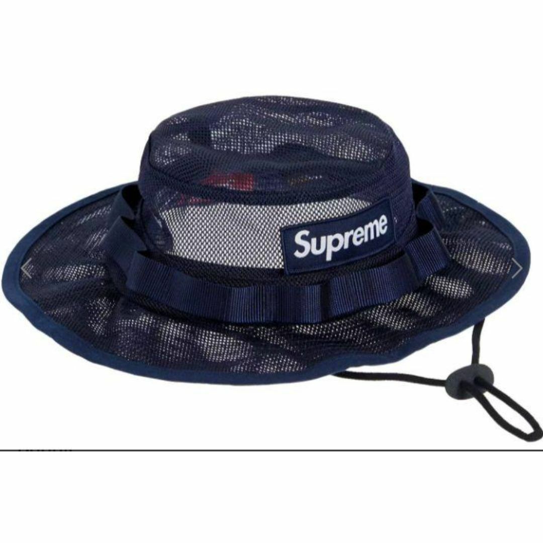 Supreme(シュプリーム)の【Supreme】新品未使用品 Mesh Cordura Boonie ネイビー メンズの帽子(ハット)の商品写真