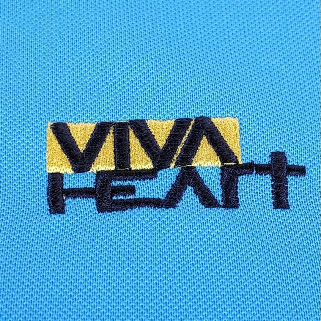 VIVA HEART(ビバハート)の【ビバハート】ゴルフウェア　シャツ　半袖　グリーン　50　XL　メンズ スポーツ/アウトドアのゴルフ(ウエア)の商品写真