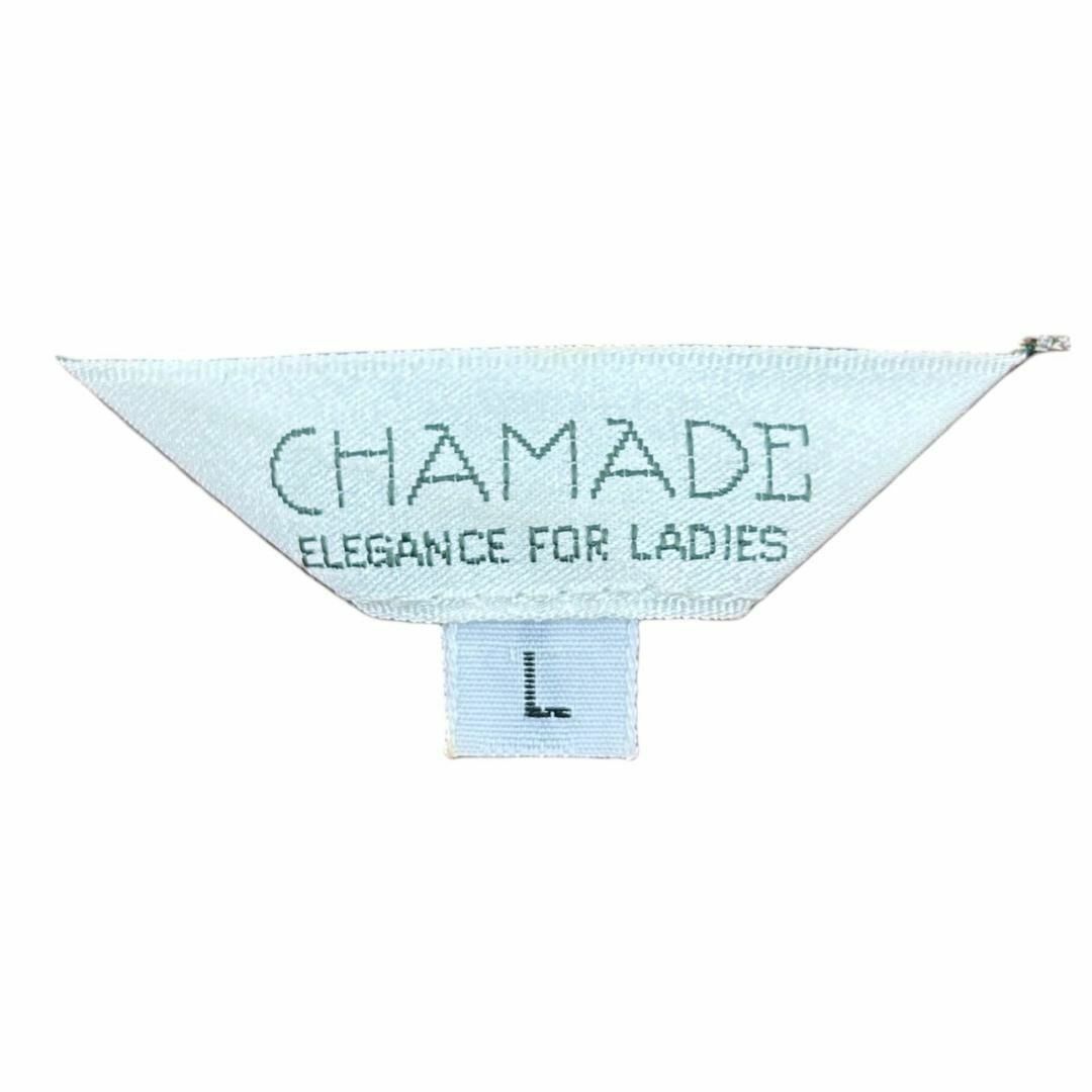 美品 CHAMADE シャマード レディース ジャケット 花柄 L レディースのジャケット/アウター(その他)の商品写真