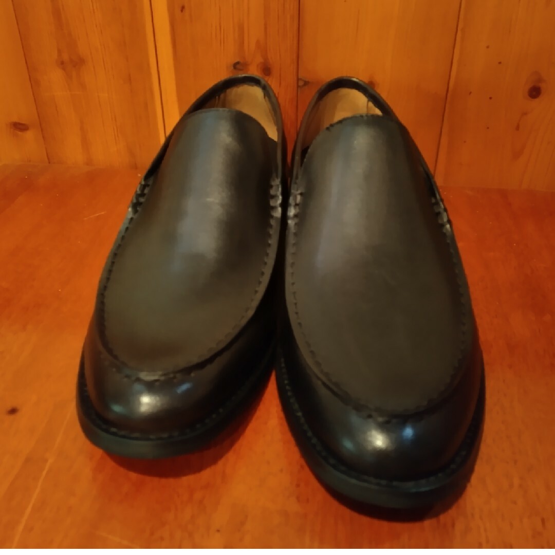 革靴　メンズ　サイズ26cm　ブラック　黒色　ビジネスシューズ　未使用 メンズの靴/シューズ(ドレス/ビジネス)の商品写真