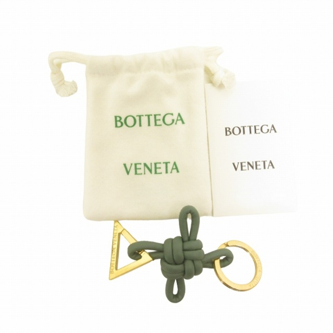 Bottega Veneta(ボッテガヴェネタ)のボッテガヴェネタ 新品同様 24AW トライアングル キーチェーン キーリング レディースのファッション小物(キーホルダー)の商品写真