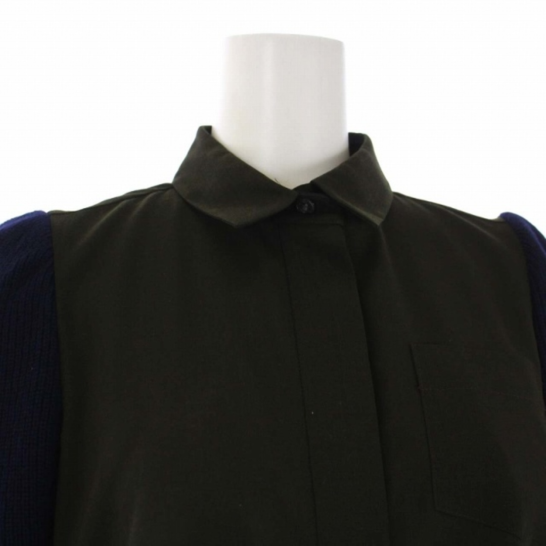 sacai(サカイ)のサカイ Suiting Mix Shirt シャツ ブラウス 長袖 ロング レディースのトップス(シャツ/ブラウス(長袖/七分))の商品写真