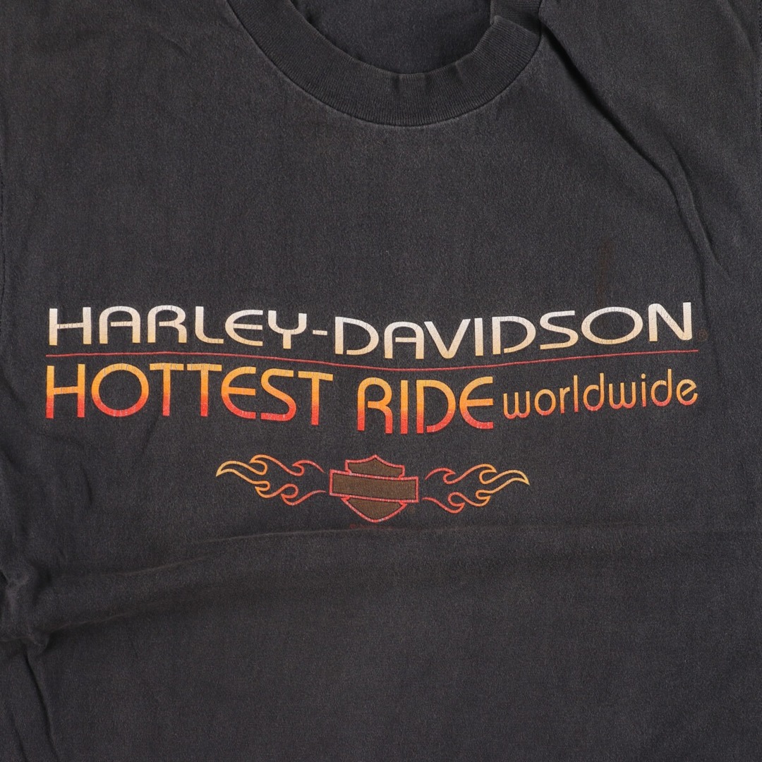 Harley Davidson(ハーレーダビッドソン)の古着 00年代 ハーレーダビッドソン Harley-Davidson ノースリーブ モーターサイクル バイクTシャツ USA製 メンズL /eaa448984 メンズのトップス(Tシャツ/カットソー(半袖/袖なし))の商品写真