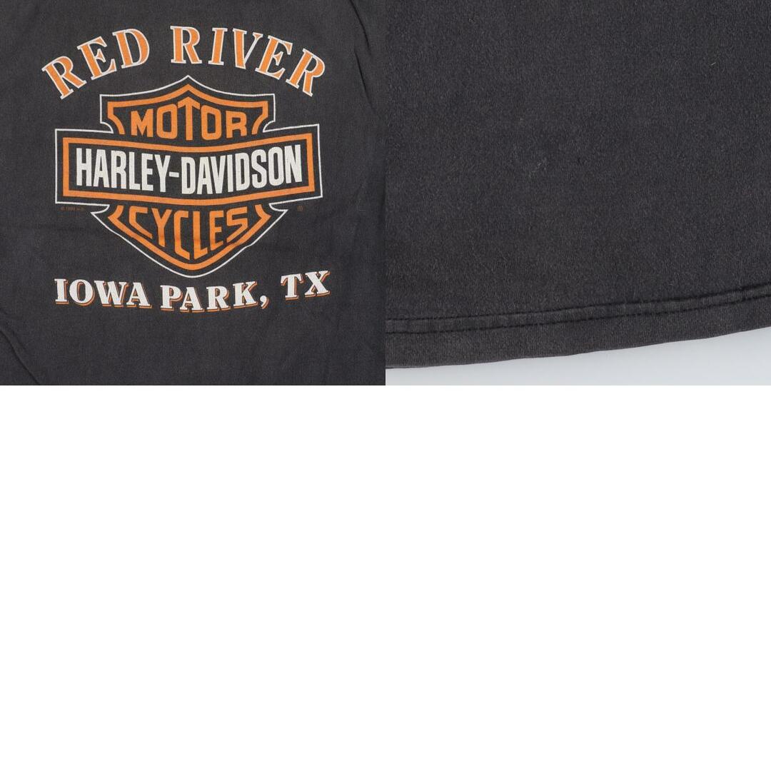 Harley Davidson(ハーレーダビッドソン)の古着 00年代 ハーレーダビッドソン Harley-Davidson ノースリーブ モーターサイクル バイクTシャツ USA製 メンズL /eaa448984 メンズのトップス(Tシャツ/カットソー(半袖/袖なし))の商品写真