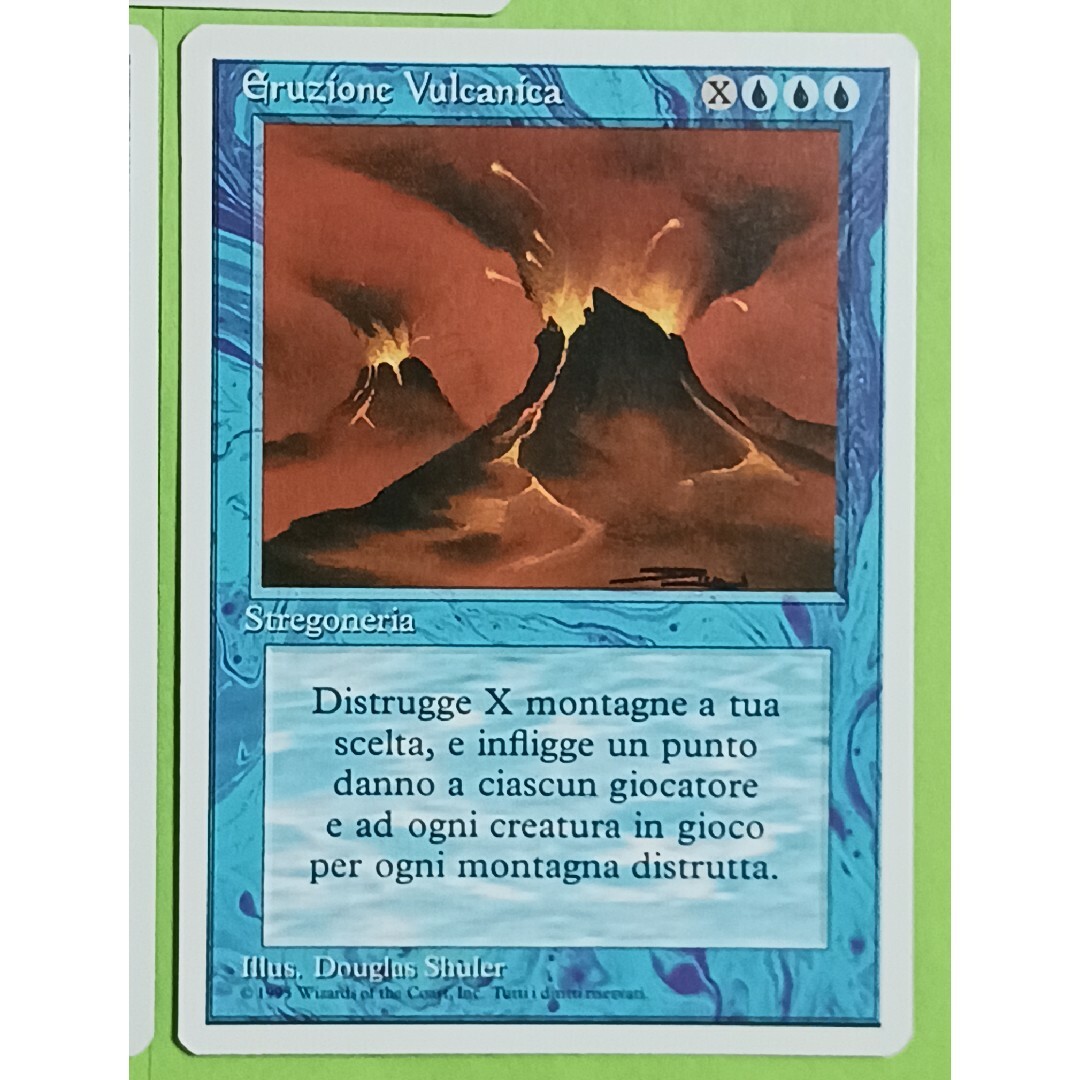 マジック：ザ・ギャザリング(マジックザギャザリング)のMTG Volcanic Eruption 英語1枚、イタリア語2枚(バラOK) エンタメ/ホビーのトレーディングカード(シングルカード)の商品写真