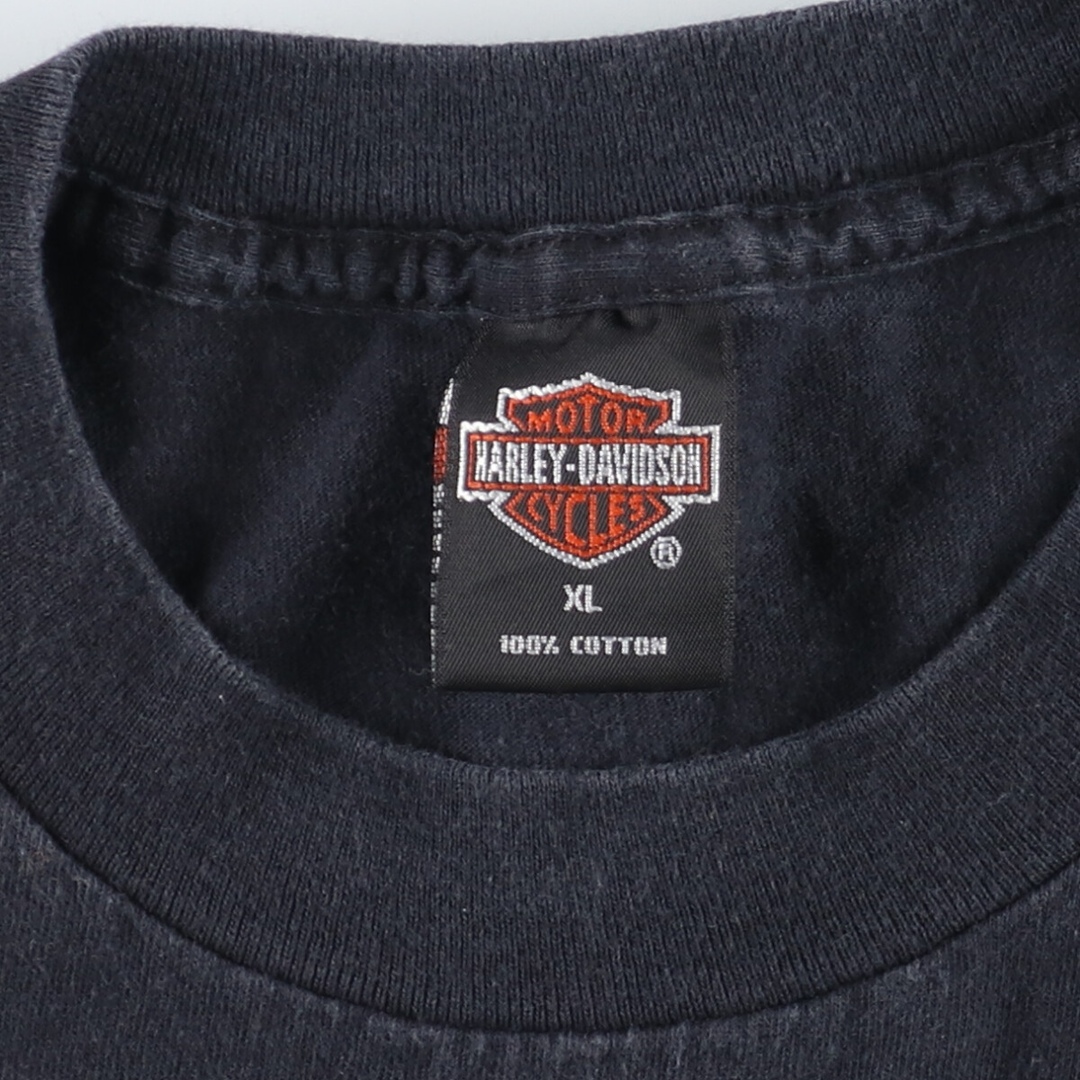 Harley Davidson(ハーレーダビッドソン)の古着 90年代 ハーレーダビッドソン Harley-Davidson モーターサイクル バイクTシャツ USA製 メンズXL ヴィンテージ /eaa448986 メンズのトップス(Tシャツ/カットソー(半袖/袖なし))の商品写真