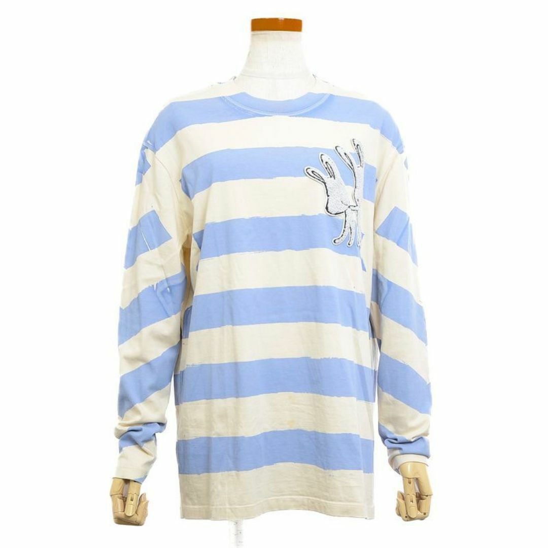 Stella McCartney(ステラマッカートニー)のステラ マッカートニー Tシャツ 6J0119 3SNP46 バニー ボーダー レディースのトップス(Tシャツ(長袖/七分))の商品写真