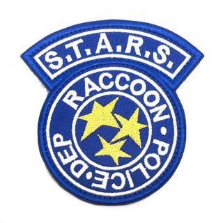 バイオハザードスターズベルクロワッペン青　ラクーン市警察　S.T.A.R.S. (各種パーツ)