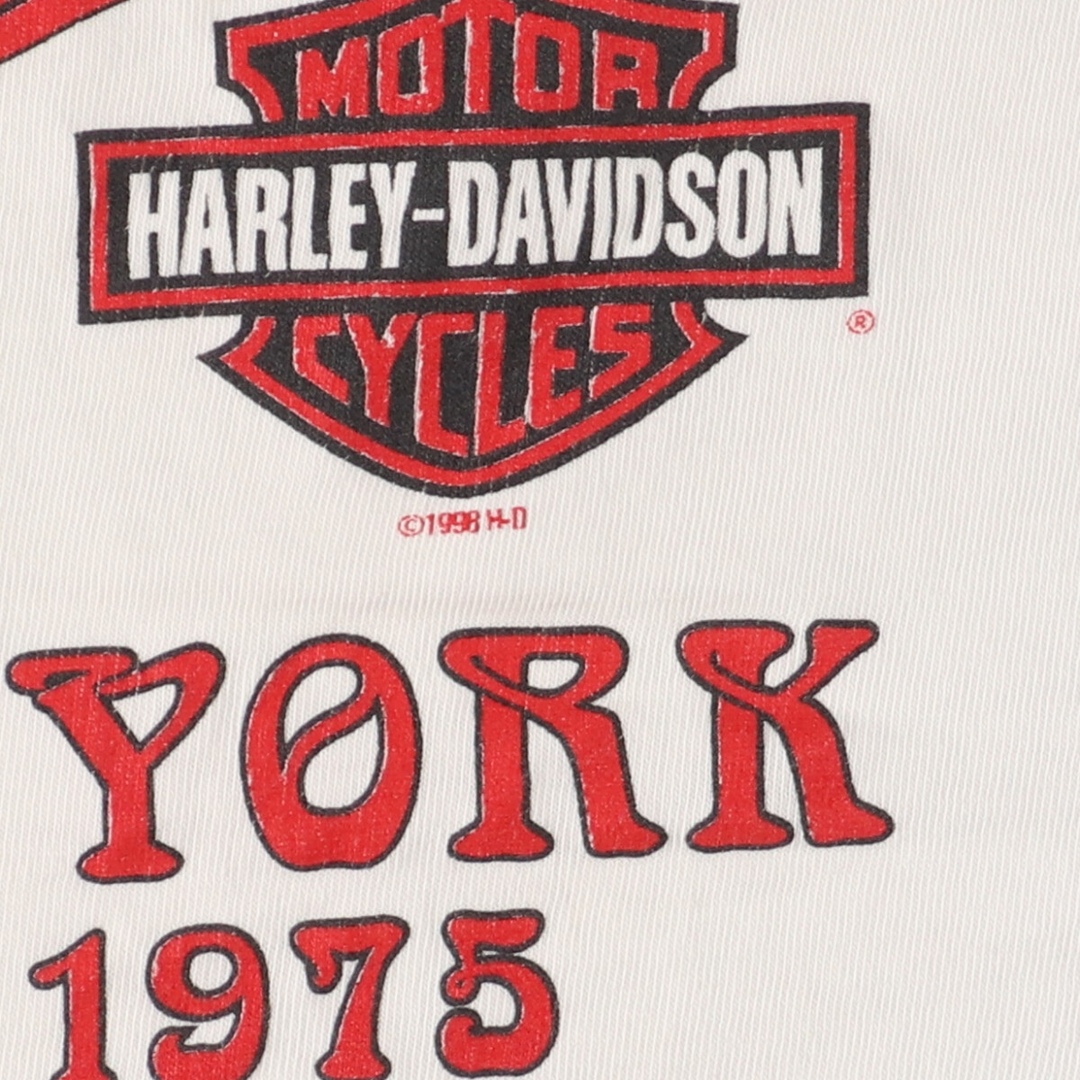 Harley Davidson(ハーレーダビッドソン)の古着 90年代 ハーレーダビッドソン Harley-Davidson モーターサイクル バイクTシャツ USA製 メンズL ヴィンテージ /eaa448987 メンズのトップス(Tシャツ/カットソー(半袖/袖なし))の商品写真