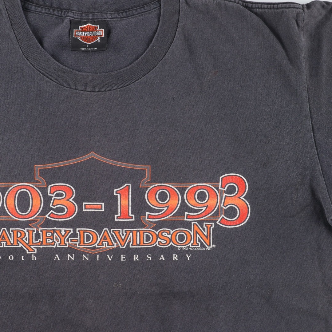 Harley Davidson(ハーレーダビッドソン)の古着 90年代 ハーレーダビッドソン Harley-Davidson STURGIS モーターサイクル バイクTシャツ USA製 メンズL ヴィンテージ /eaa448991 メンズのトップス(Tシャツ/カットソー(半袖/袖なし))の商品写真