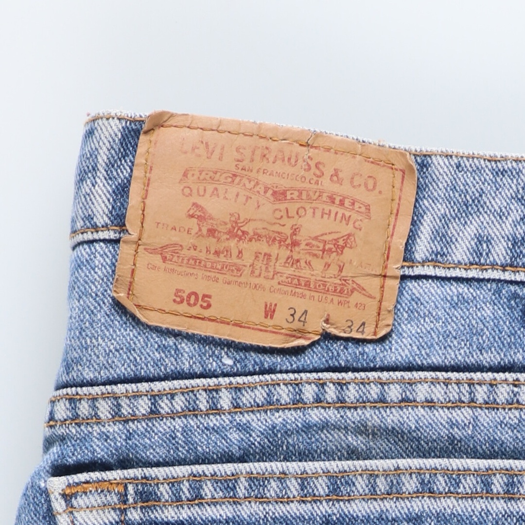 Levi's(リーバイス)の古着 90年代 リーバイス Levi's 505 テーパードデニムパンツ USA製 メンズw33 ヴィンテージ /eaa421535 メンズのパンツ(デニム/ジーンズ)の商品写真