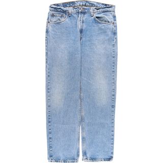 リーバイス(Levi's)の古着 90年代 リーバイス Levi's 505 REGULAR FIT STRAIGHT LEG テーパードデニムパンツ USA製 メンズw35 ヴィンテージ /eaa421536(デニム/ジーンズ)