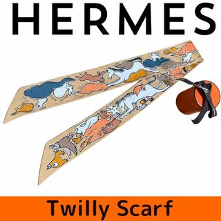 エルメス(Hermes)の【新品同様】エルメス　 HERMES スカーフ 千と一のウサギ(バンダナ/スカーフ)