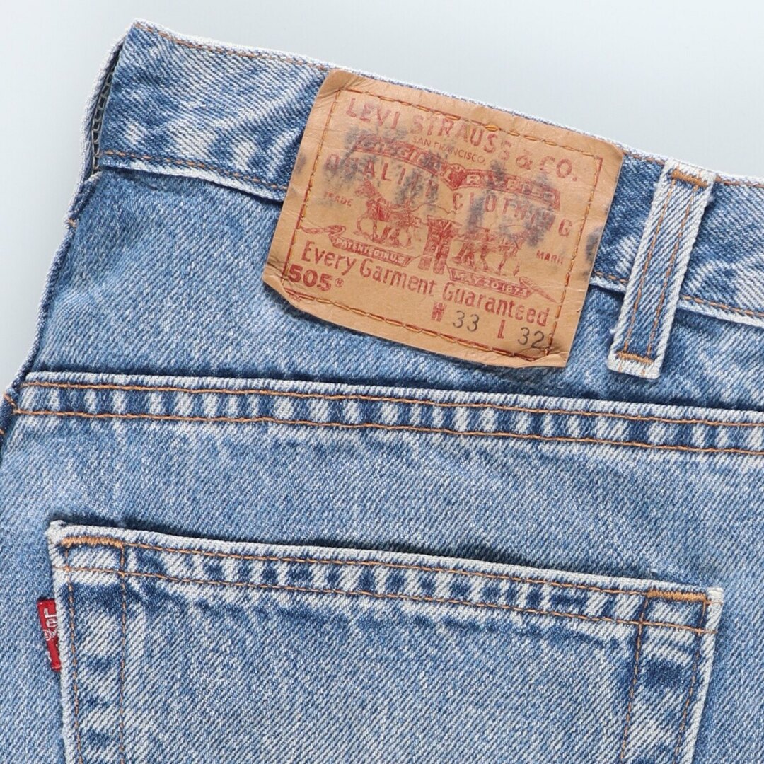 Levi's(リーバイス)の古着 00年代 リーバイス Levi's 505 REGULAR FIT テーパードデニムパンツ USA製 メンズw32 /eaa421539 メンズのパンツ(デニム/ジーンズ)の商品写真