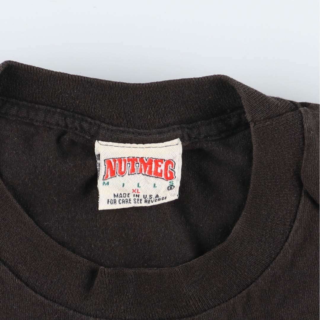 古着 90年代 NUTMEG NBA LOS ANGELES LAKERS ロサンゼルスレイカーズ スポーツプリントTシャツ USA製 メンズXL ヴィンテージ /eaa447825 メンズのトップス(Tシャツ/カットソー(半袖/袖なし))の商品写真
