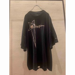 リックオウエンス(Rick Owens)のrick owens × champion tommy t-shirt tシャツ(Tシャツ/カットソー(半袖/袖なし))