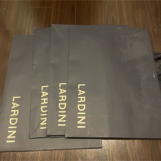 ラルディーニ(LARDINI)の紙袋　ショッピングバッグ　LARDINI 4枚(ショップ袋)