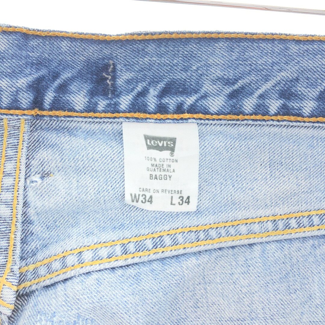 Levi's(リーバイス)の古着 00年代 リーバイス Levi's SILVER TAB シルバータブ BAGGY バギー デニムパンツ メンズw34 /eaa391883 メンズのパンツ(デニム/ジーンズ)の商品写真