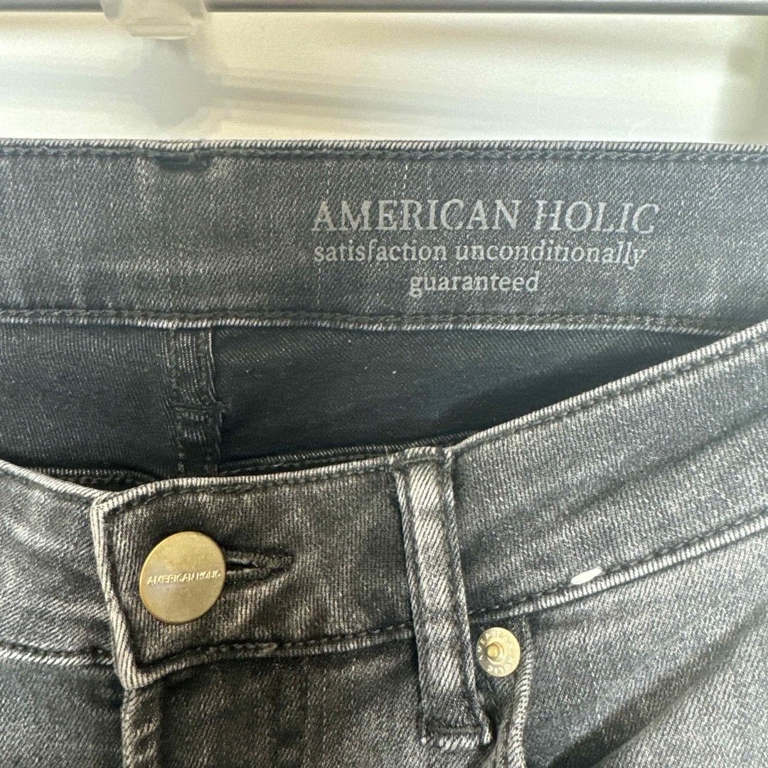 AMERICAN HOLIC(アメリカンホリック)のアメリカンホリック シガレットフィットデニム S グレーデニム レディースのパンツ(デニム/ジーンズ)の商品写真