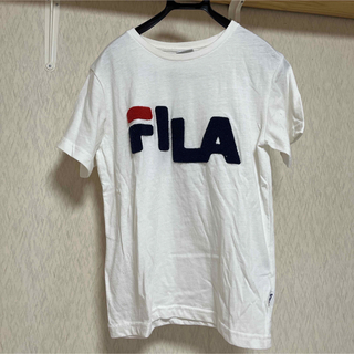 フィラ(FILA)のfila フィラ　Tシャツ　半袖　ロゴ　立体　M(Tシャツ(半袖/袖なし))