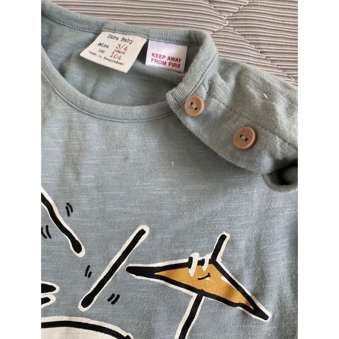 ZARA KIDS(ザラキッズ)のZARA ザラ　子ども服　子ども　キッズ　ロンT ロングTシャツ　カットソー　春 キッズ/ベビー/マタニティのキッズ服男の子用(90cm~)(Tシャツ/カットソー)の商品写真