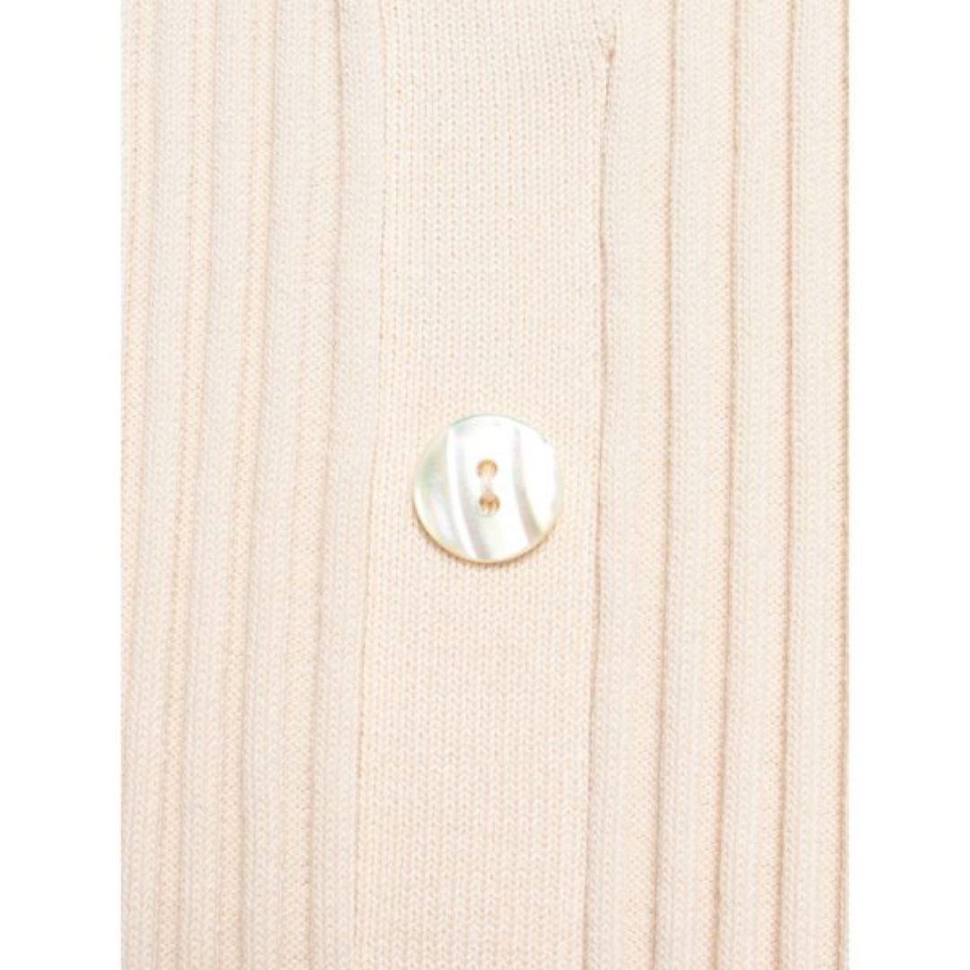 ánuans(アニュアンス)の🌷極美品🌷anuans🌷フロントボタンリブニットワンピース🌷ivory レディースのワンピース(ロングワンピース/マキシワンピース)の商品写真