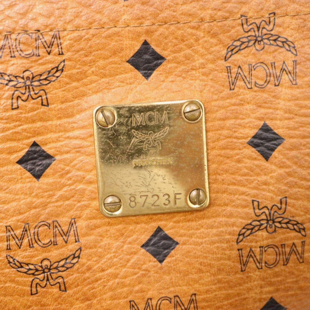 MCM(エムシーエム)のエムシーエム ヴィセトス トートバッグ ワンショルダーバッグ レザー ブラウン レディースのバッグ(トートバッグ)の商品写真