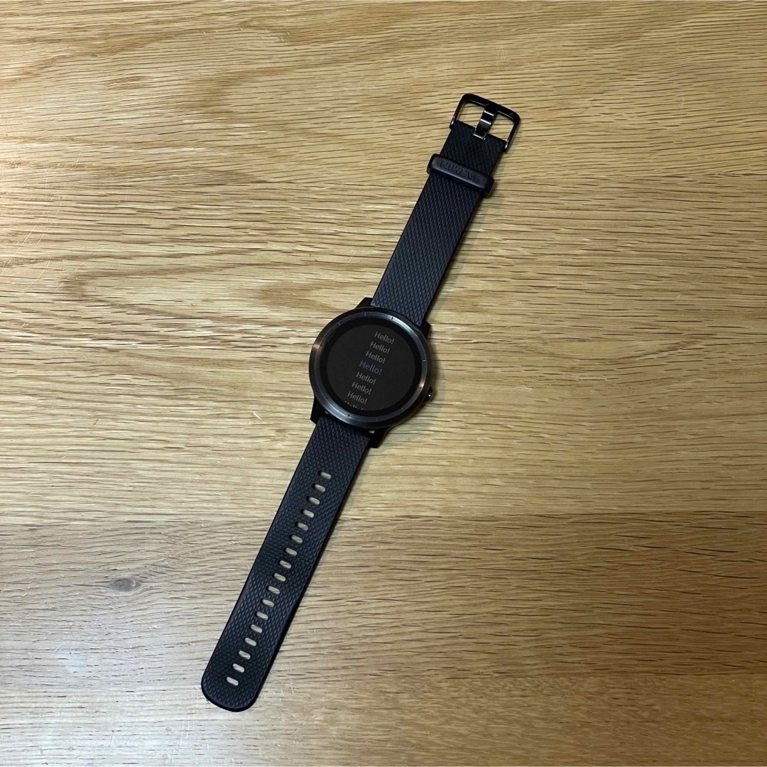 GARMIN(ガーミン)のGARMIN VIVOACTIVE3 BLACK SLATE スマートウォッチ スマホ/家電/カメラのスマートフォン/携帯電話(その他)の商品写真