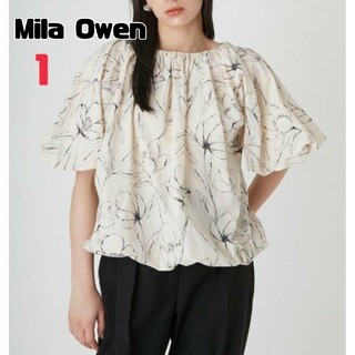 Mila Owen - ミラオーウェン ギャザーボリュームバルーンシルエット ブラウス ボリューム袖