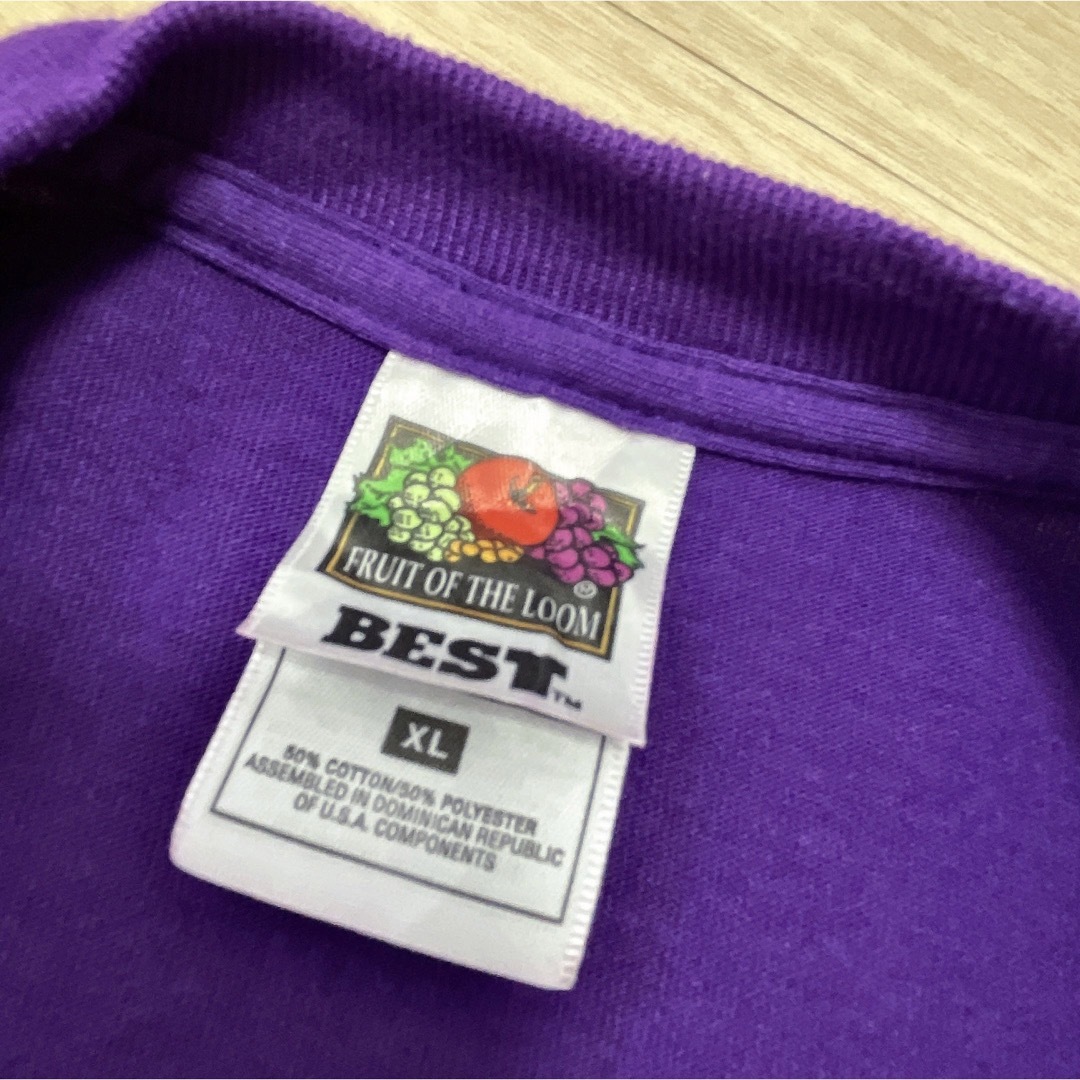 FRUIT OF THE LOOM(フルーツオブザルーム)のフルーツオブザルーム　90s　Tシャツ　パープル　バイク　ハーレーダビッドソン メンズのトップス(シャツ)の商品写真