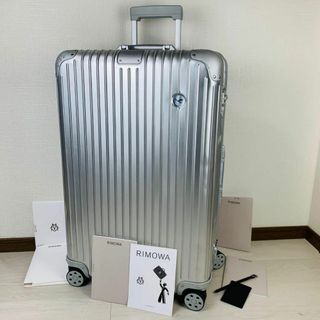 リモワ(RIMOWA)の美品 リモワ オリジナル チェックインL ルフトハンザエディション 4輪 付属有(トラベルバッグ/スーツケース)