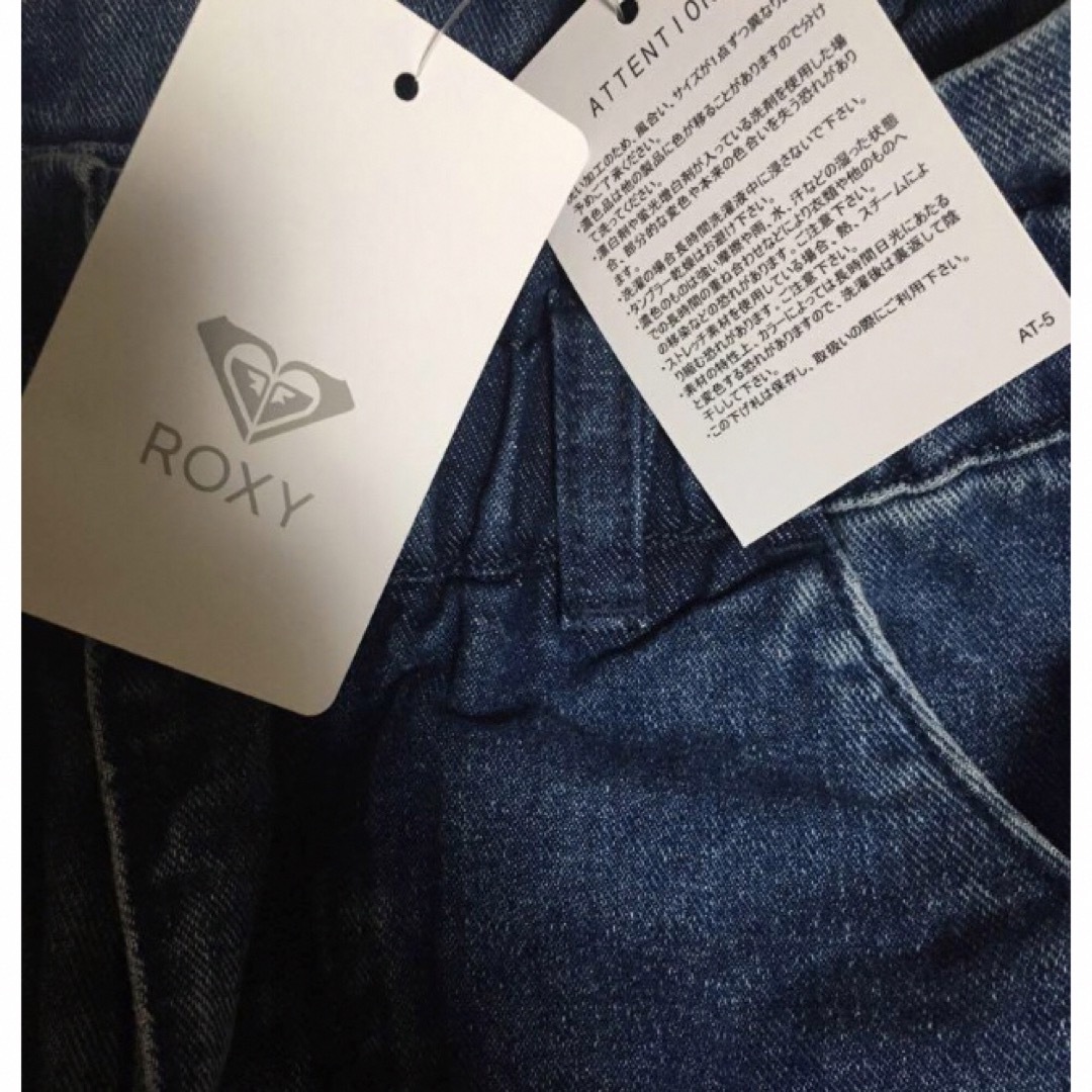 Roxy(ロキシー)の【新品タグ付き】【ROXY】ロキシーウエストゴムデニムショートパンツ レディースのパンツ(ショートパンツ)の商品写真