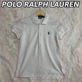 POLO RALPH LAUREN - ポロラルフローレン　ポロシャツ　ワンポイント　半袖　レディース　M　ストレッチ