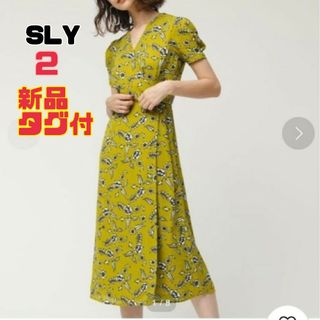 【新品タグ付】スライ ELLA FLORAL DRESS ロングワンピース