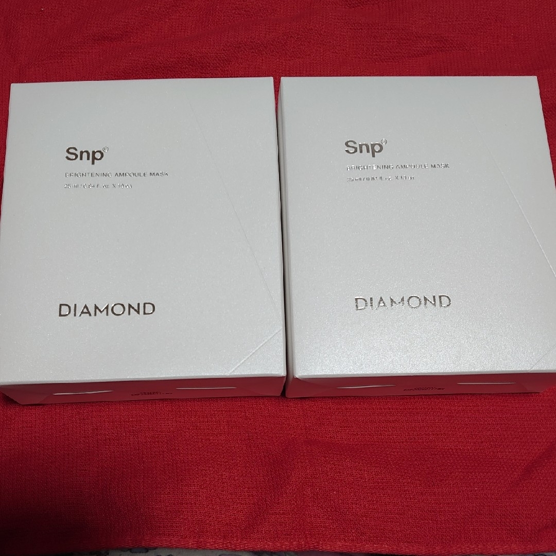 SNP DIAMOND アンプルマスク コスメ/美容のスキンケア/基礎化粧品(パック/フェイスマスク)の商品写真