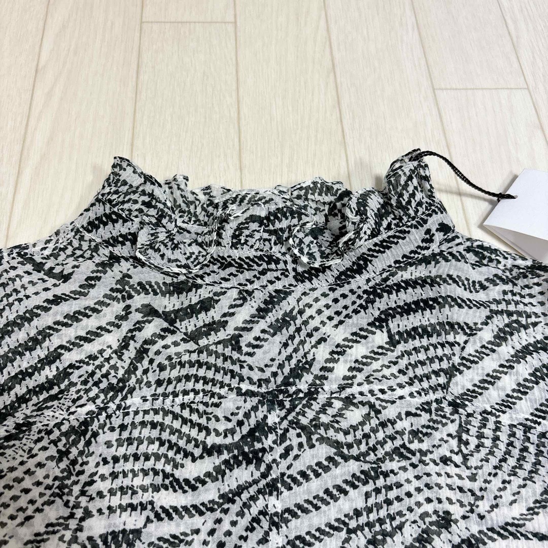 Isabel Marant(イザベルマラン)の新品 タグ付き イザベルマラン 総柄 ブラウス トップス コットン シルク 40 レディースのトップス(シャツ/ブラウス(長袖/七分))の商品写真