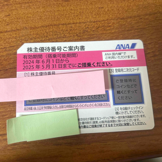 エーエヌエー(ゼンニッポンクウユ)(ANA(全日本空輸))の全日空 ANA 株主優待(航空券)