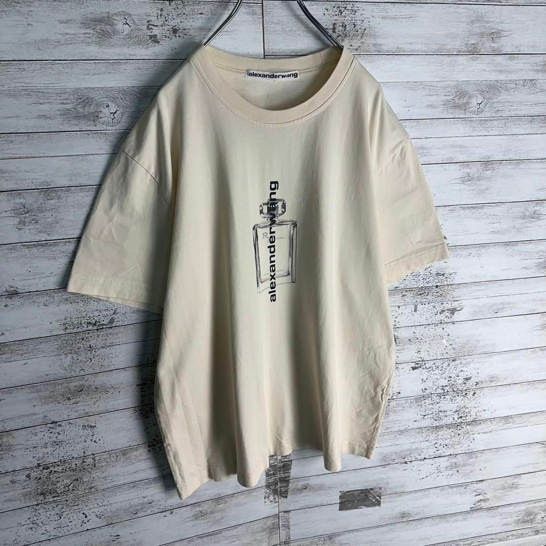 Alexander Wang(アレキサンダーワン)の9494【希少XLサイズ】アレキサンダーワン☆センターロゴ定番カラーtシャツ レディースのトップス(Tシャツ(半袖/袖なし))の商品写真