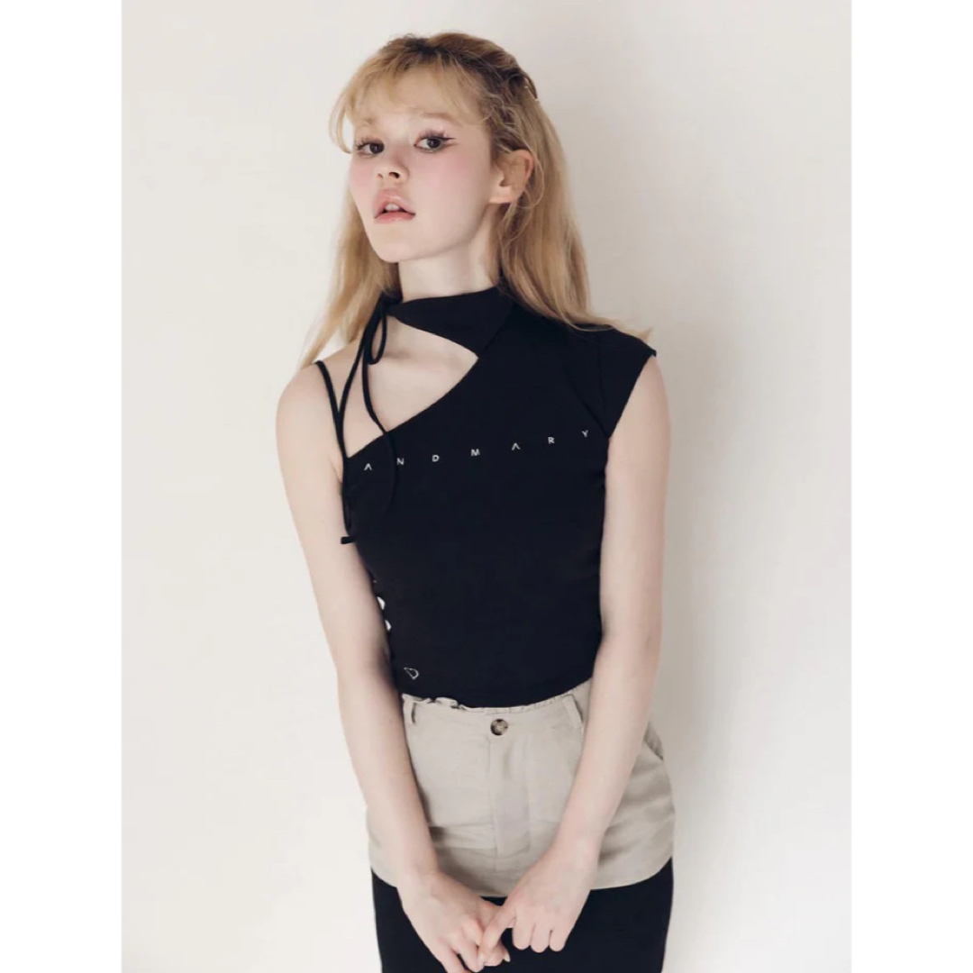 Claire choker tops andmary レディースのトップス(Tシャツ(半袖/袖なし))の商品写真