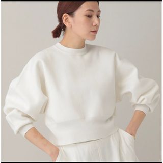 カレンソロジー(Curensology)の定2.5万【カレンソロジー】コットンジャガードニットプルオーバー　コクーン(ニット/セーター)