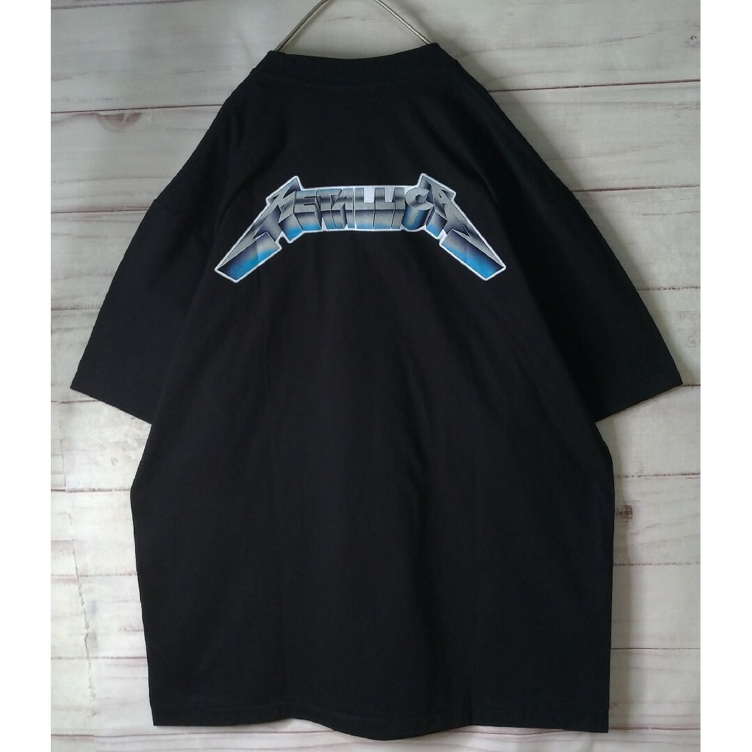 METALLICA(メタリカ)の《新品未使用》メタリカ ビッグサイズ 両面デザイン Tシャツ ブラック　バンドT メンズのトップス(Tシャツ/カットソー(半袖/袖なし))の商品写真